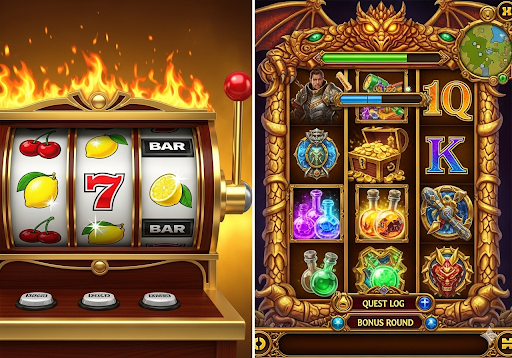 Perbandingan Slot Tradisional vs Slot dengan Gamifikasi
